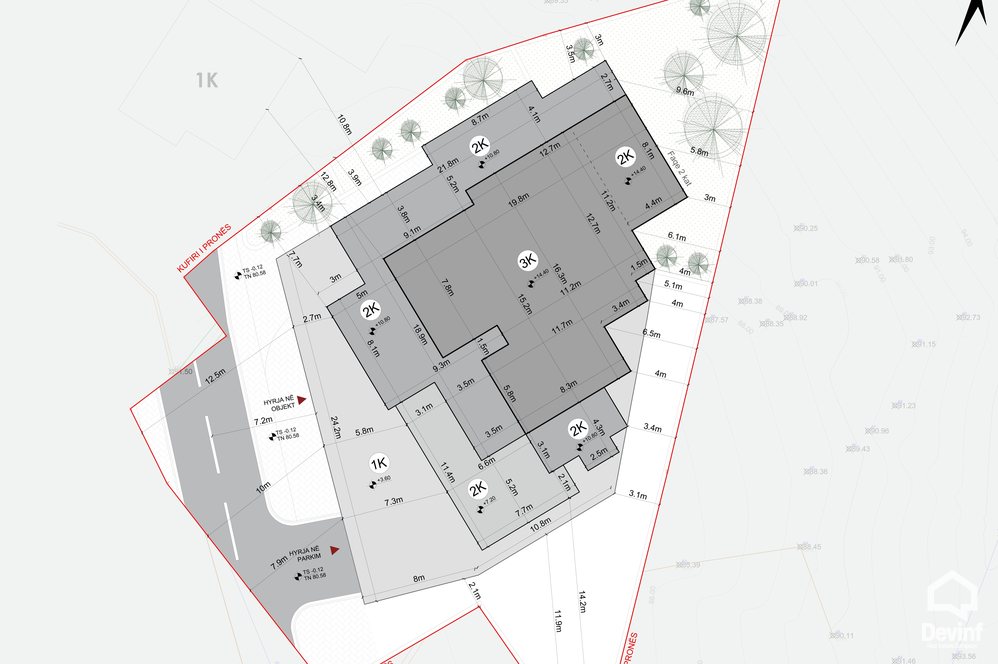 Himare For Sale Multifunctional Building  Project for sale in Borsh, Himare Apartment turistike Hotel Booking/AirBnB Building Plot bregdet